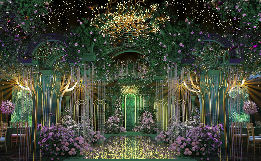 东丽奇妙森林婚礼堂效果展示