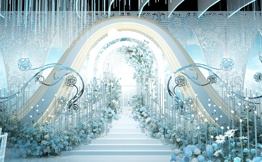 东丽釡香烙馍村水晶厅效果展示